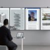 business presentation with Surface Hub 2