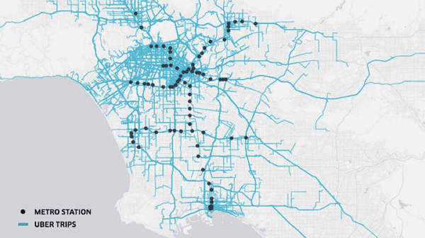 Uber Integrates Public Transport Into Its App