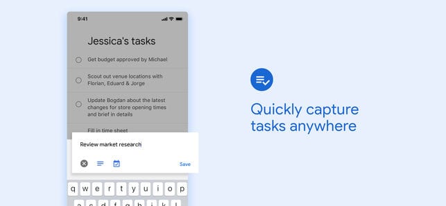Google Tasks minimalist