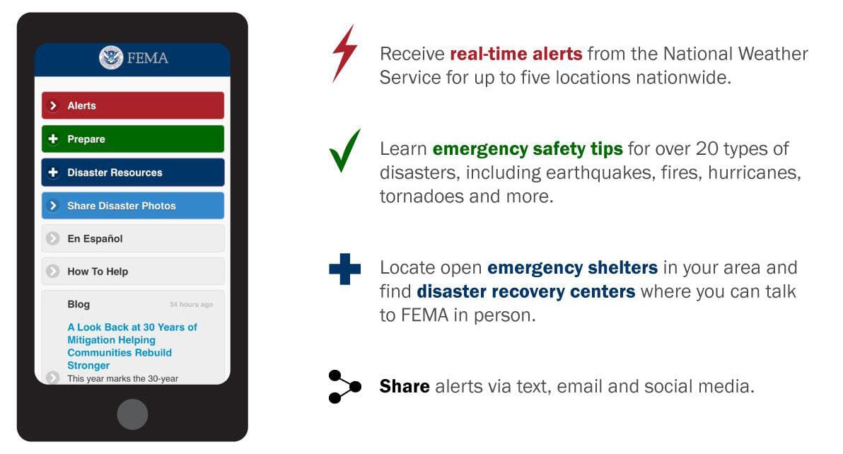 FEMA emergency app