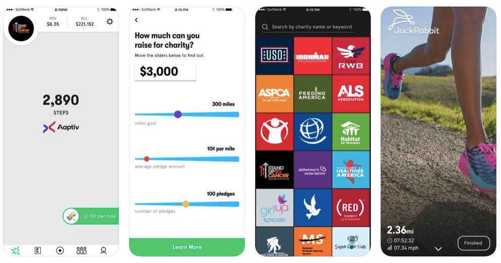 charity app charity miles