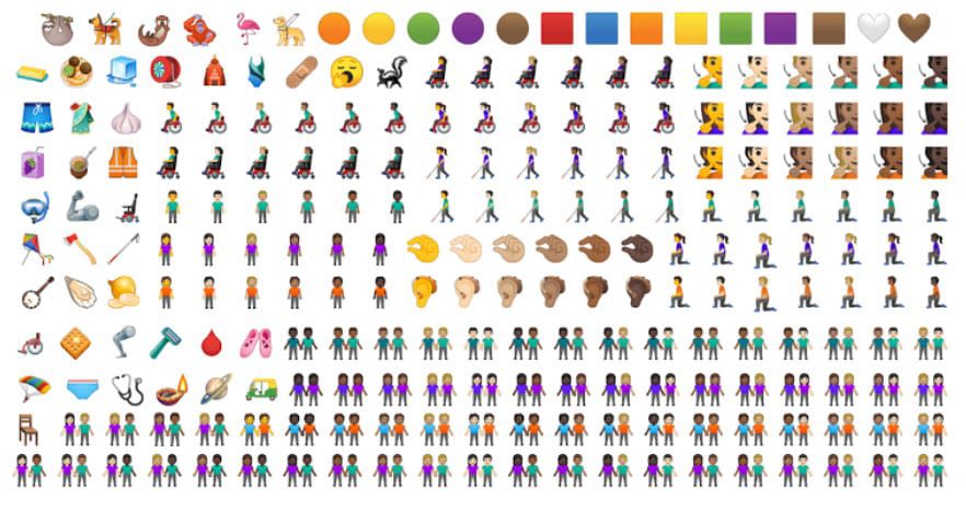 emojis that are more racial- and gender-inclusive