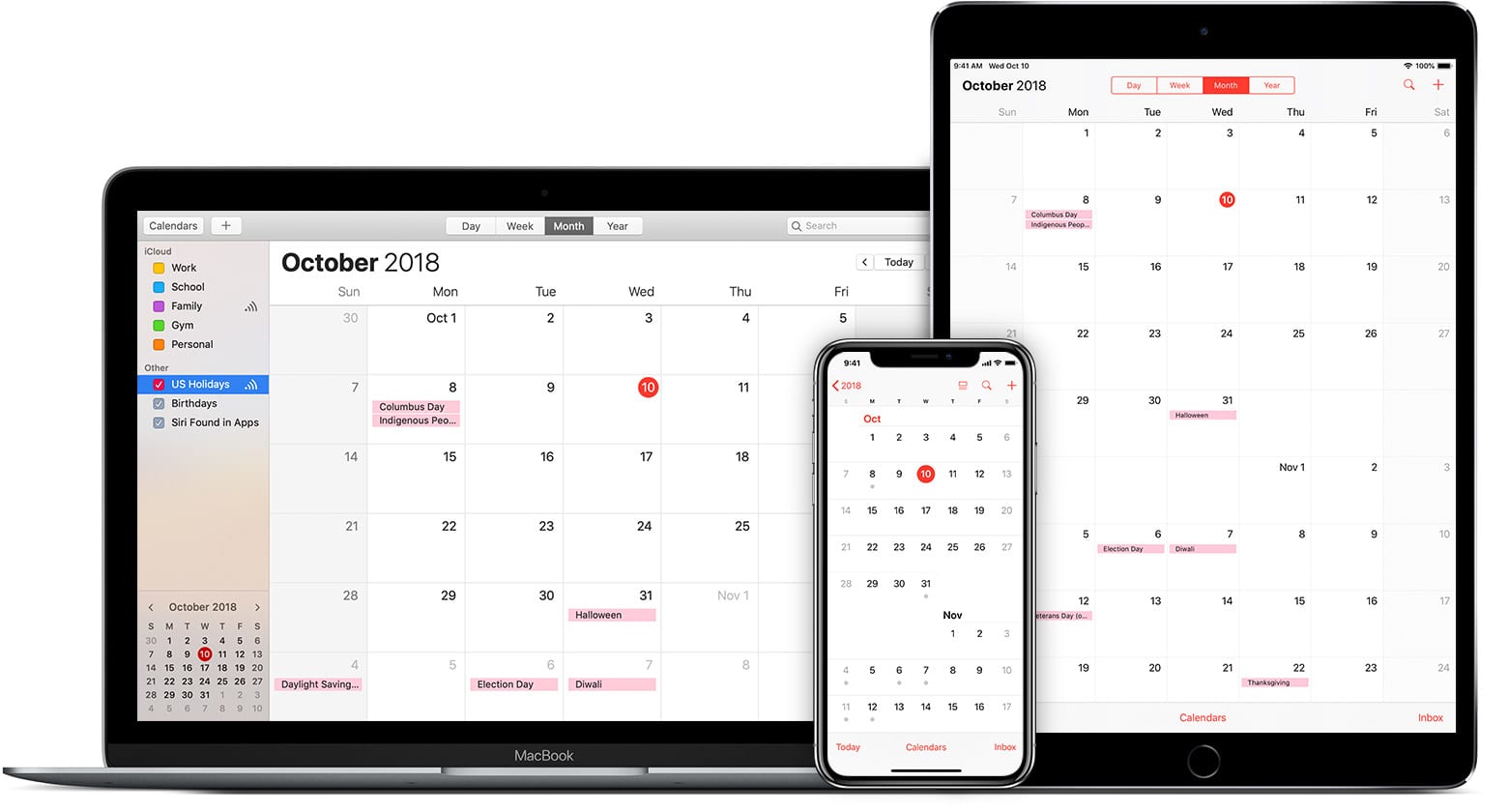 apple calendar family app