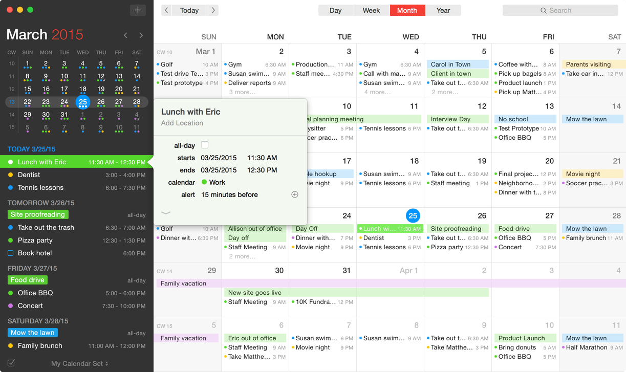 ipad calendar app you can write on