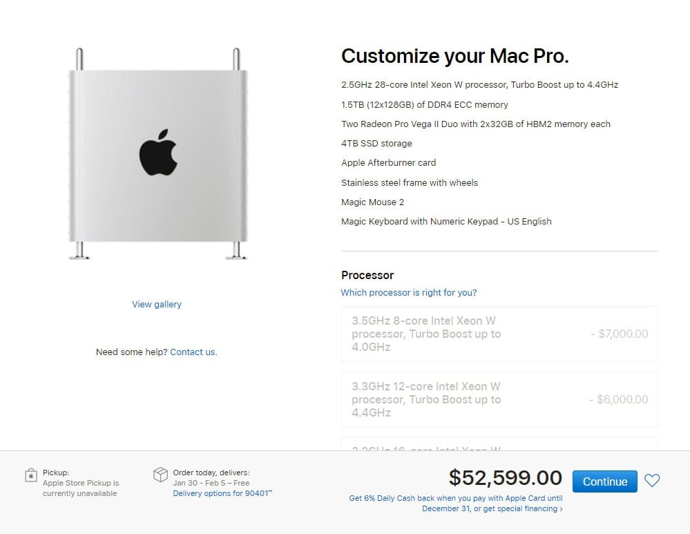 Apple Mac Pro Price