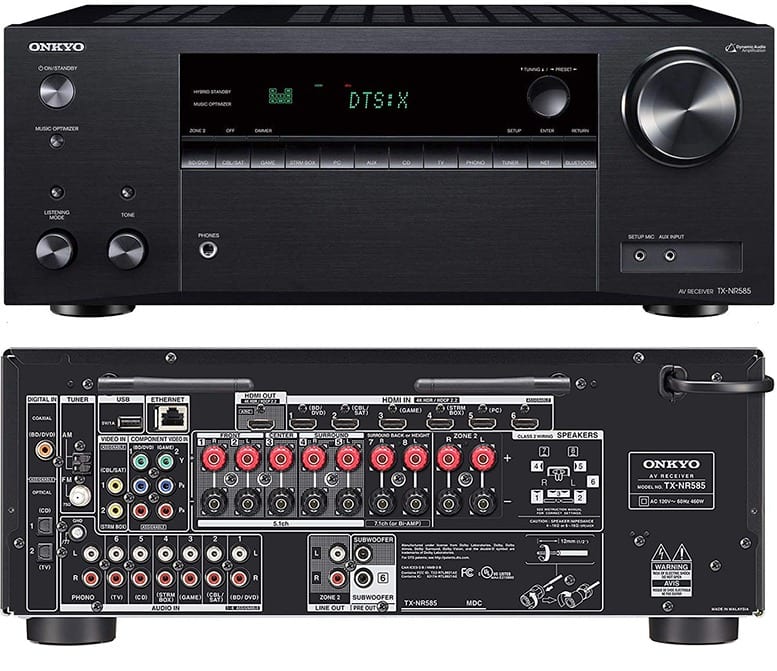 Onkyo TX-NR585 best av receiver