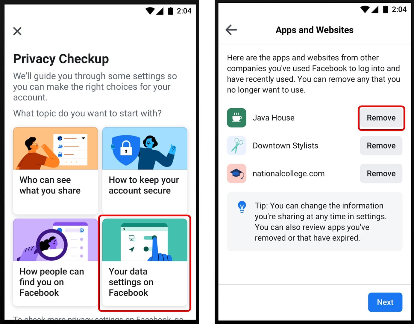 How to Use Facebook’s Privacy Check-Up Tool