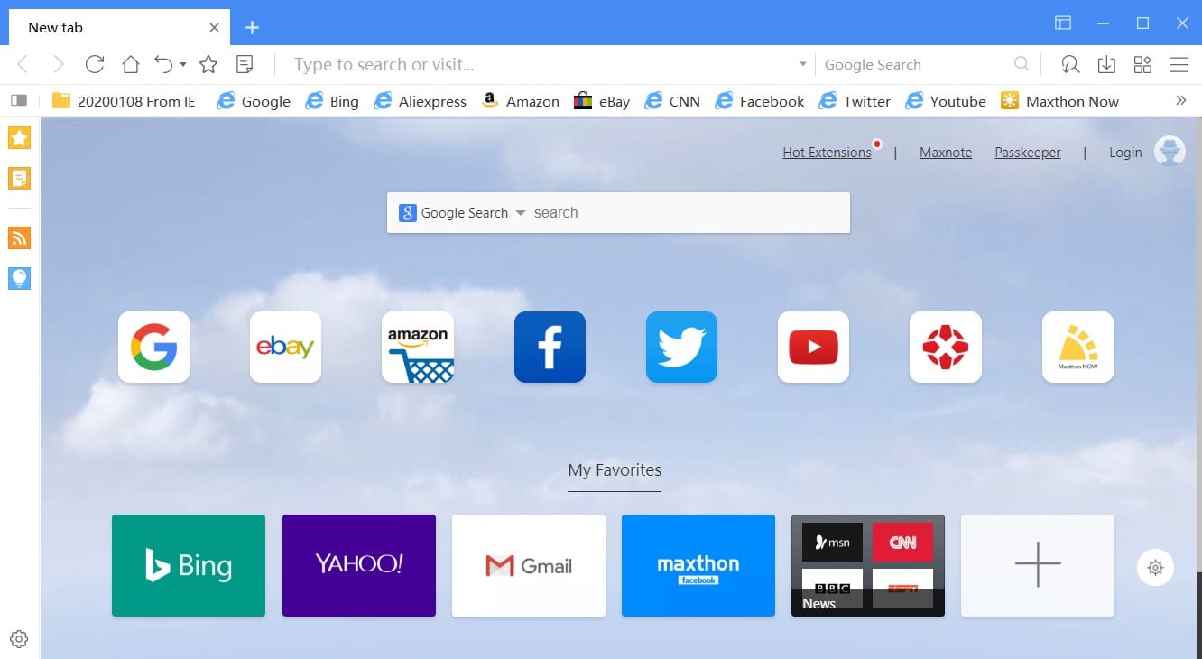 Maxthon 5 browser