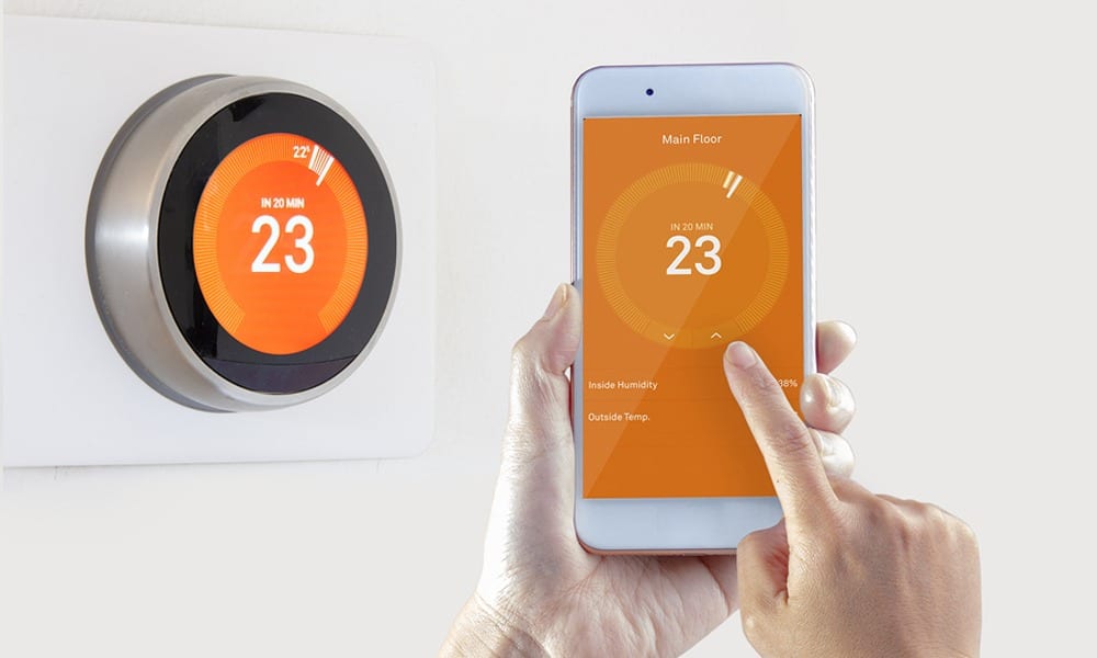 Thermostats you control with your mobile device.