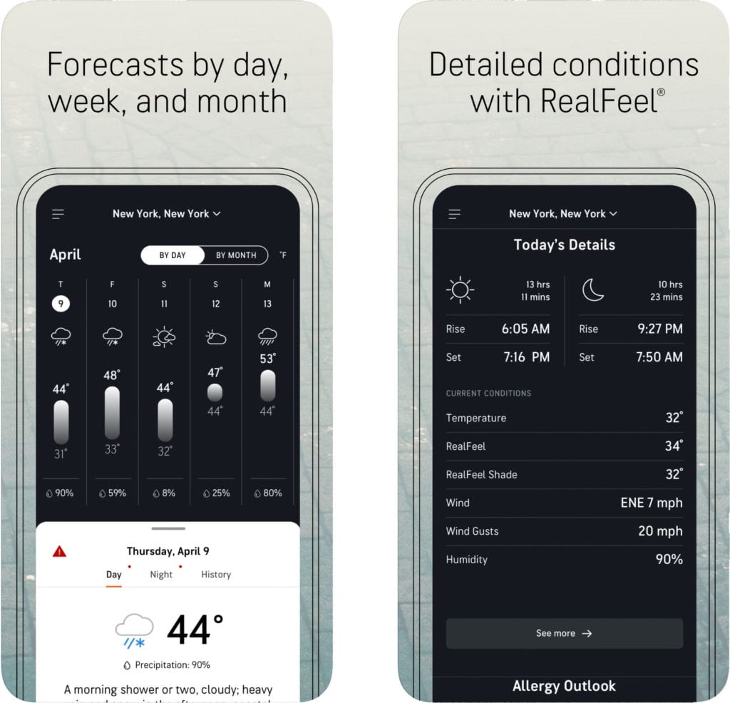 AccuWeather: Best Free Weather App