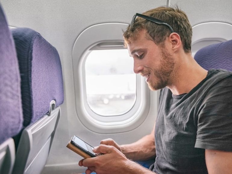how to get wifi on a plane