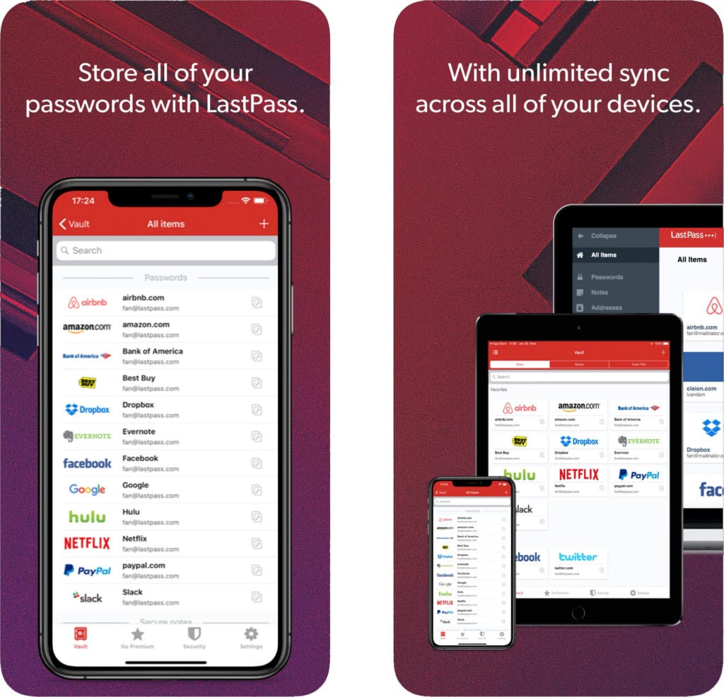 lastpass best password manager app