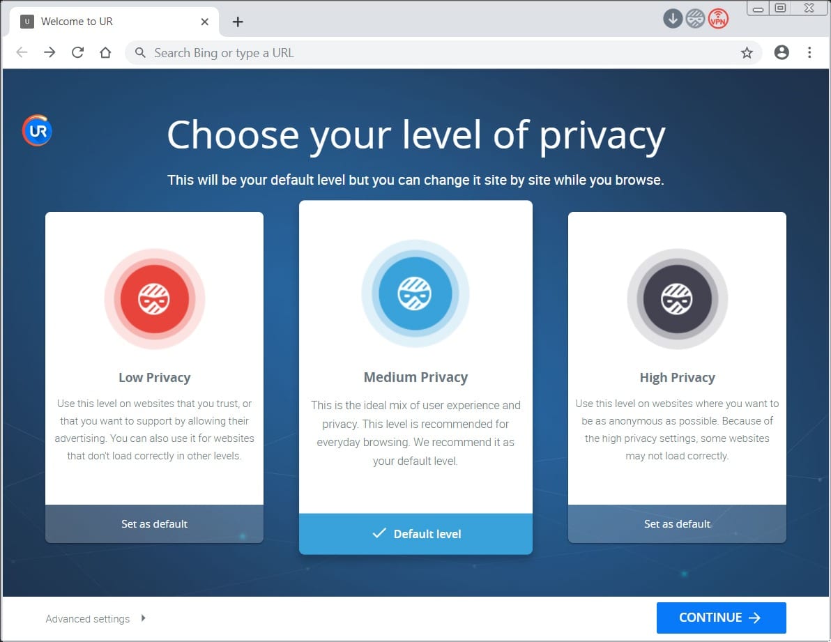 ur browser privacy