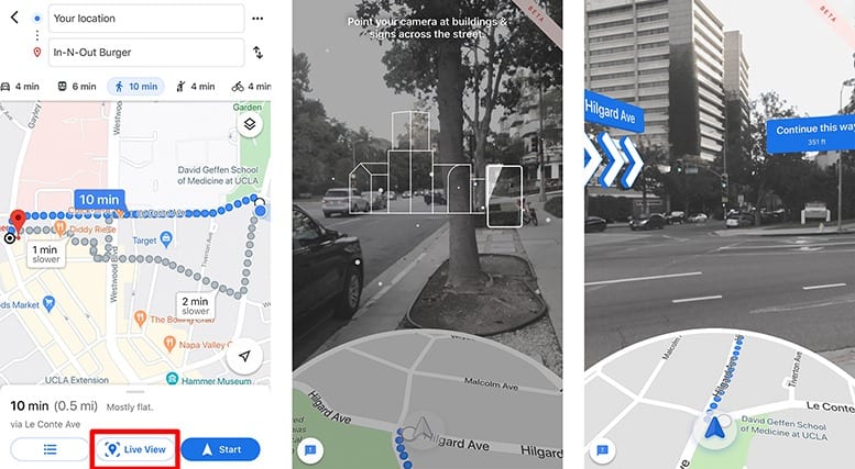 An Upgraded Live View Google Maps Update