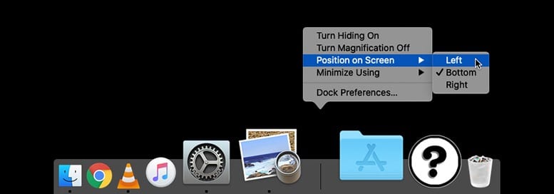 How to Move the Dock on a Mac