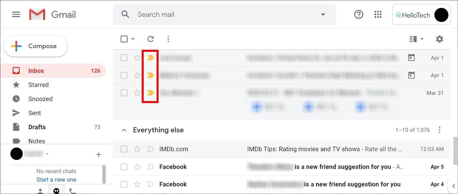 gmail inbox important first