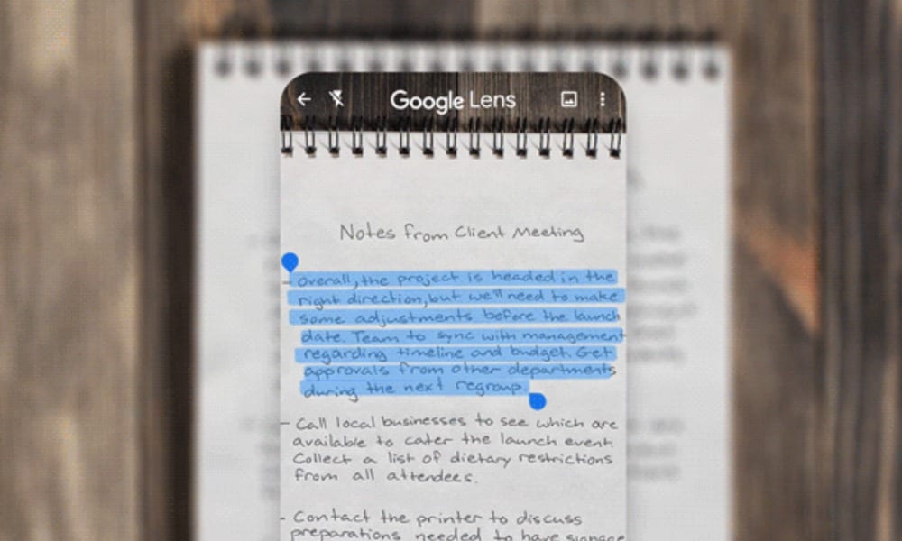 How to Scan Handwritten Notes Using Google Lens