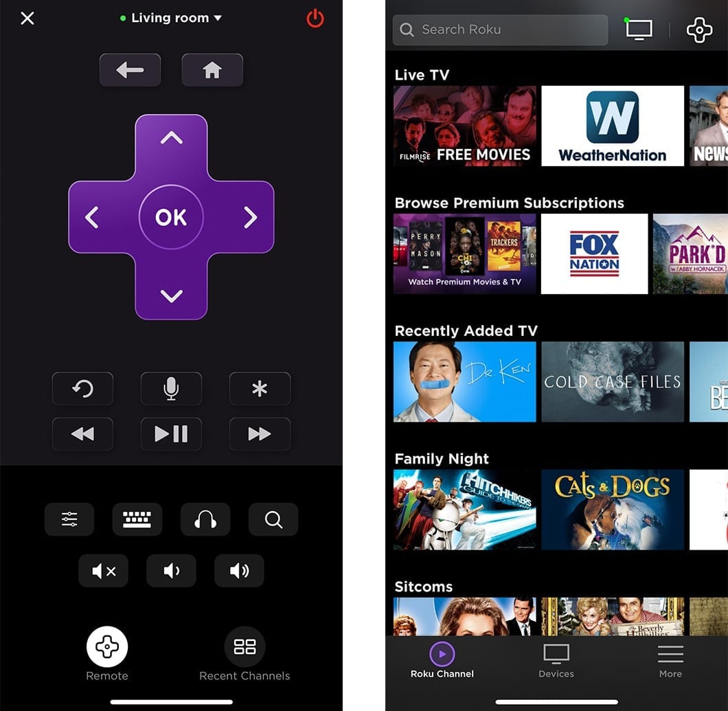 Roku remote app