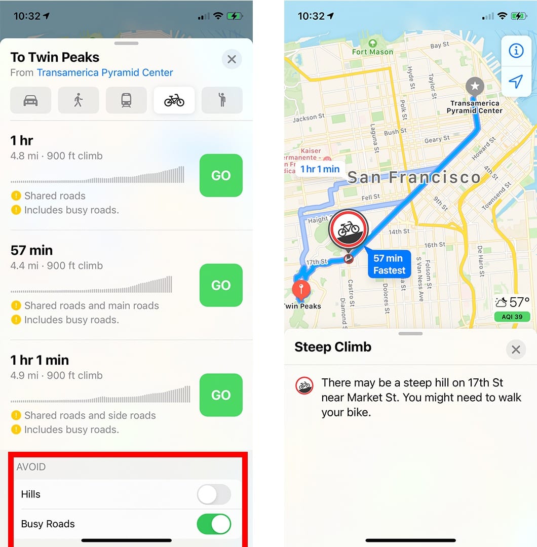 Google and Apple Update Maps Apps With More Detailed Bike Directions