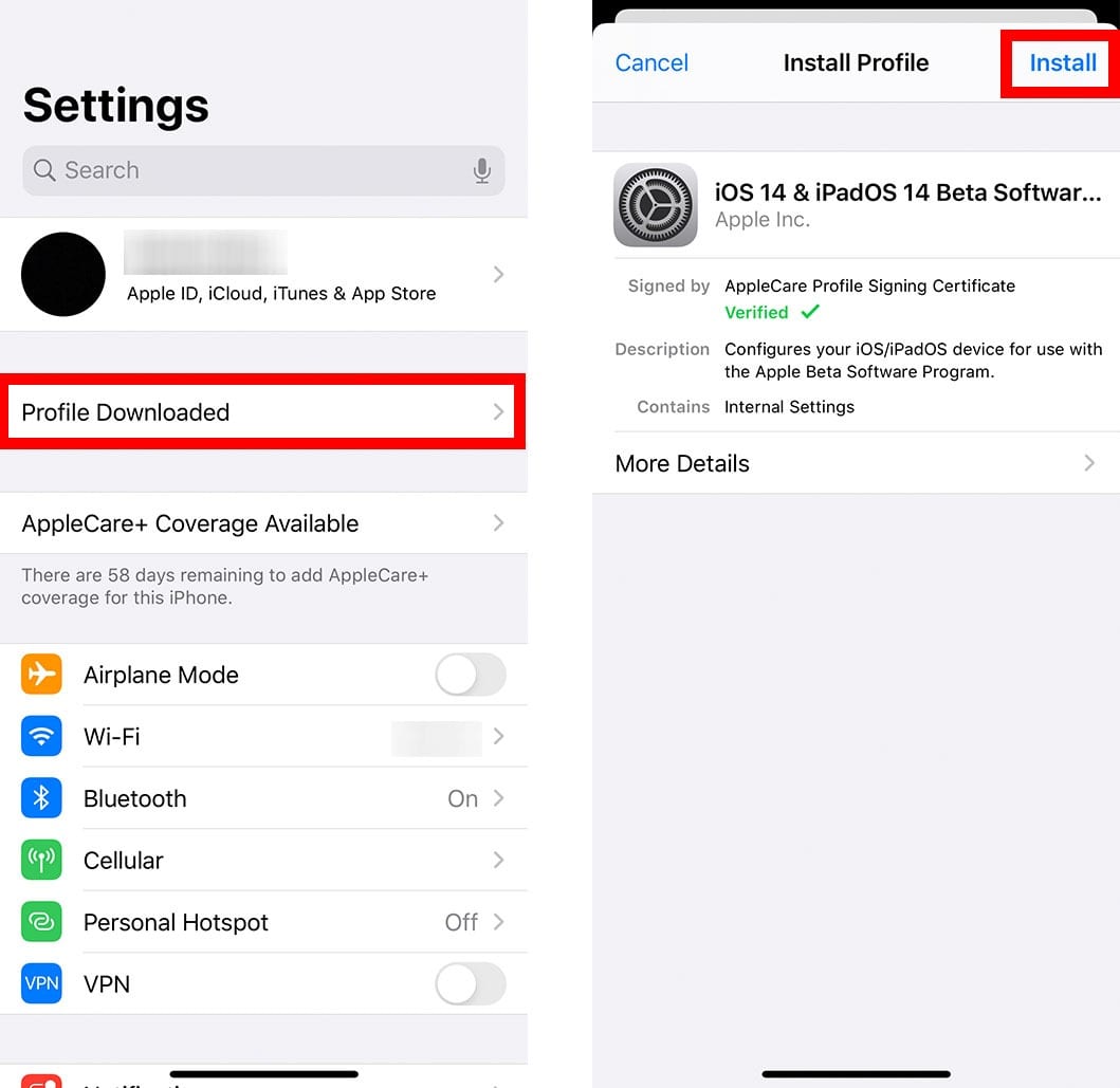 how to install ios public beta