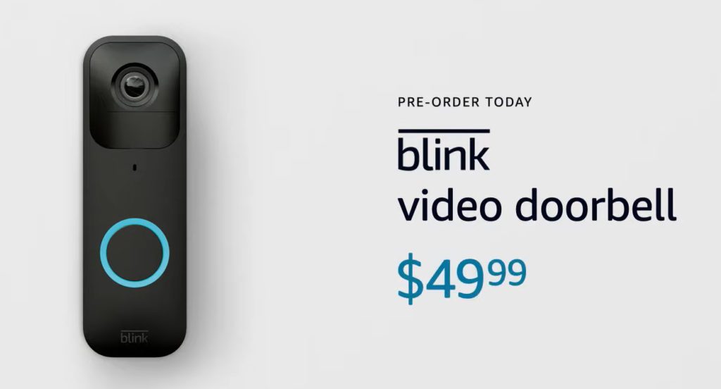 blink video doorbell