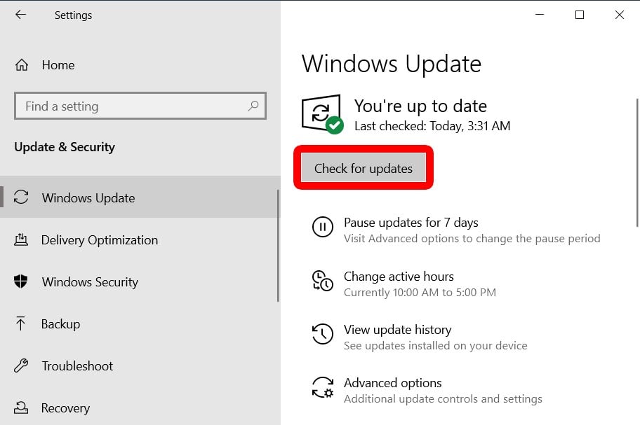how to update windows 10 pc to fix wifi
