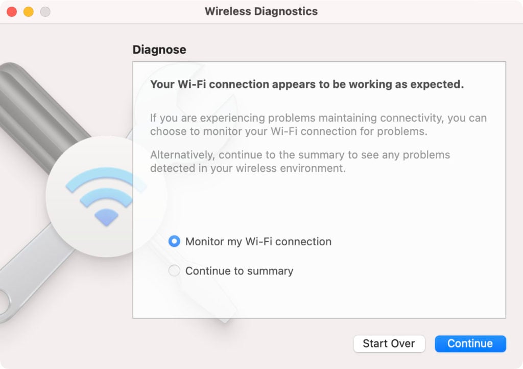 mac wireless diagnostics 2
