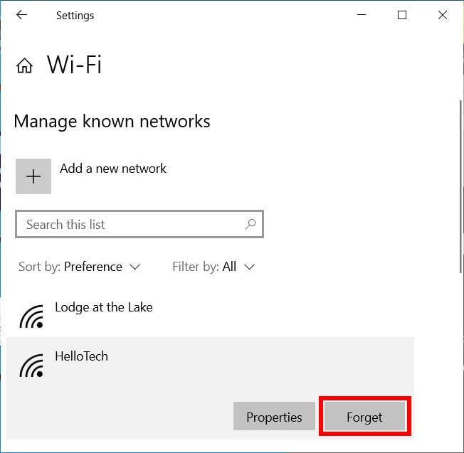 windows network settings manage known networks1