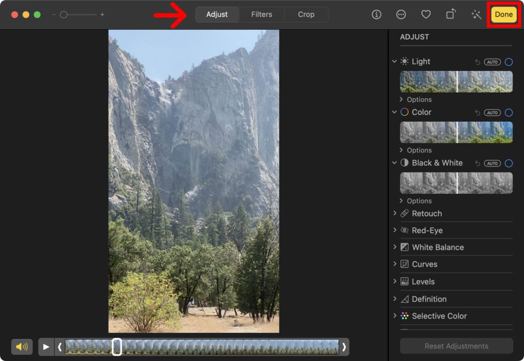 how to edit videos in macOS Big Sur