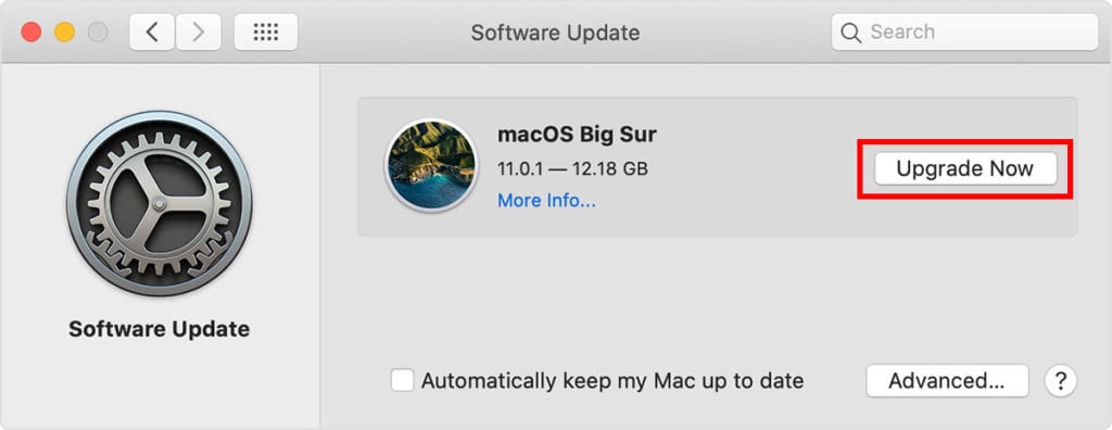 how to update mac to macos big sur