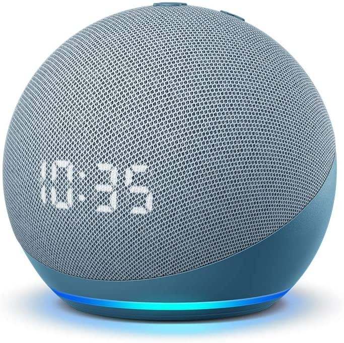 echo dot with clock