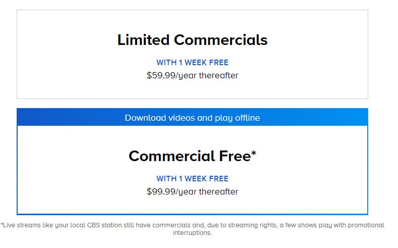 paramount plus price