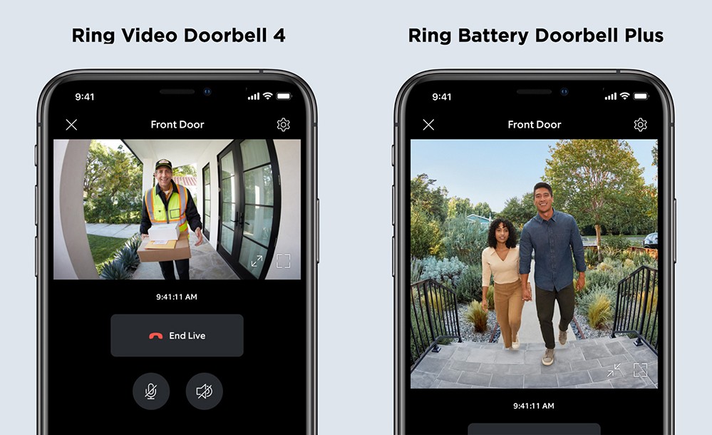 New ring video doorbell vs old field of view
