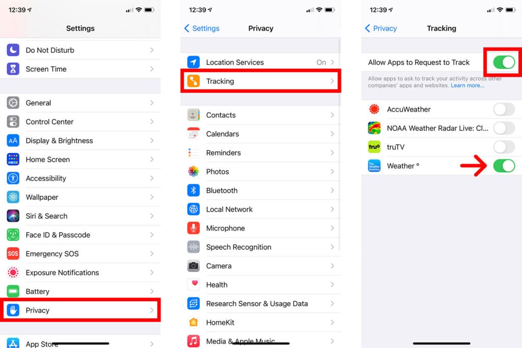 how to stop apps from tracking you in ios 14