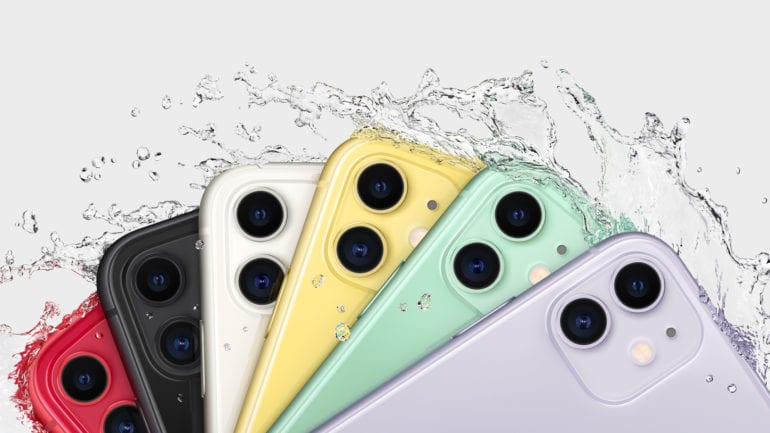 is the iphone 11 waterproof
