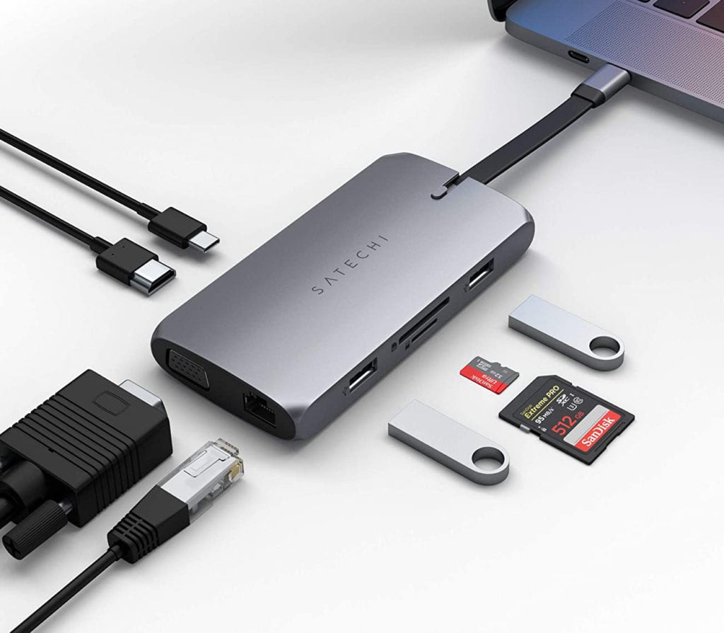Satechi USB-C On-The-Go- Best For MacBook Users Who Need More Ports