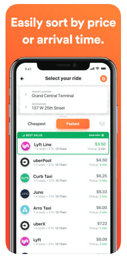 4 Apps that Compare Rideshare (Uber, Lyft, Juno, etc.) Prices and Wait Times