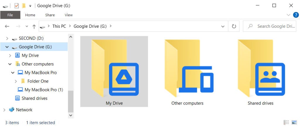 google drive windows explorer 2