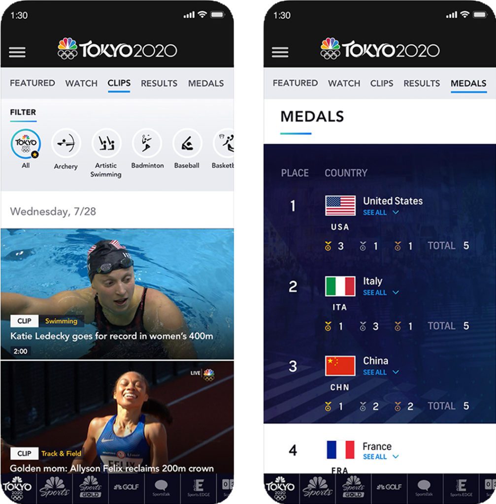 nbc sports app