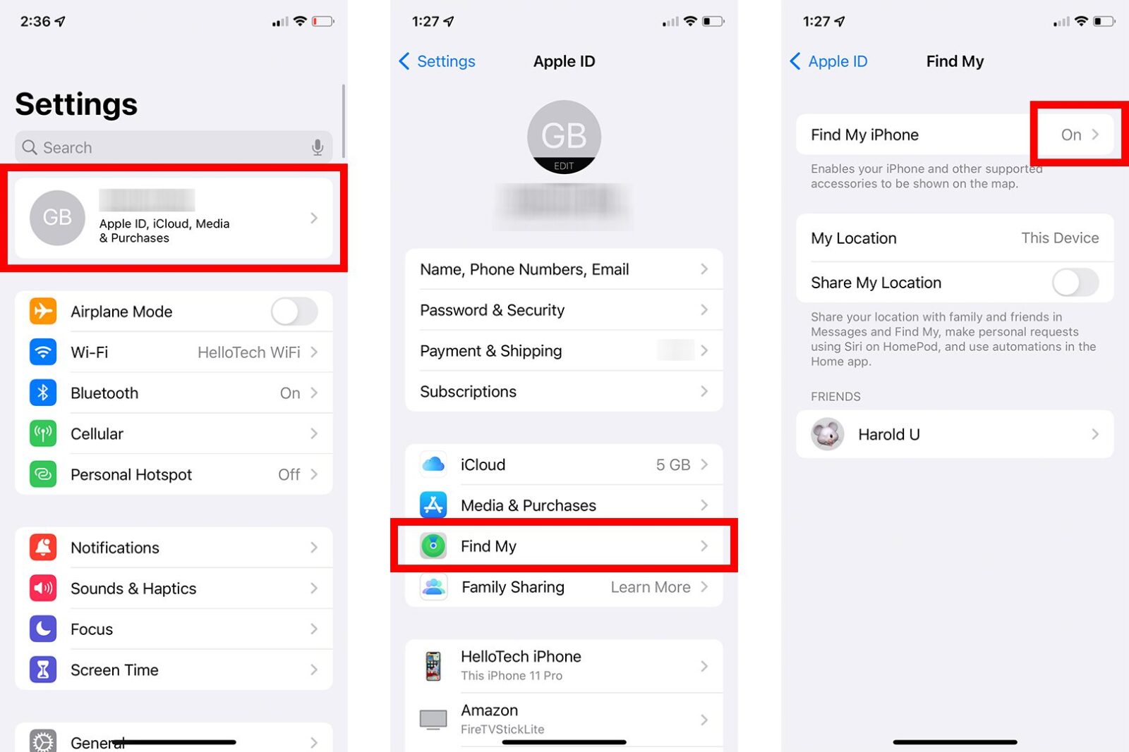 How to Enable the ‘Find My’ App on Your iPhone