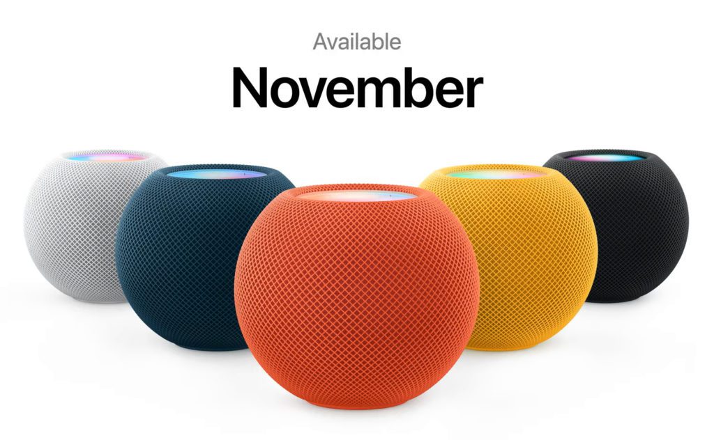 homepod mini colors apple unleashed event