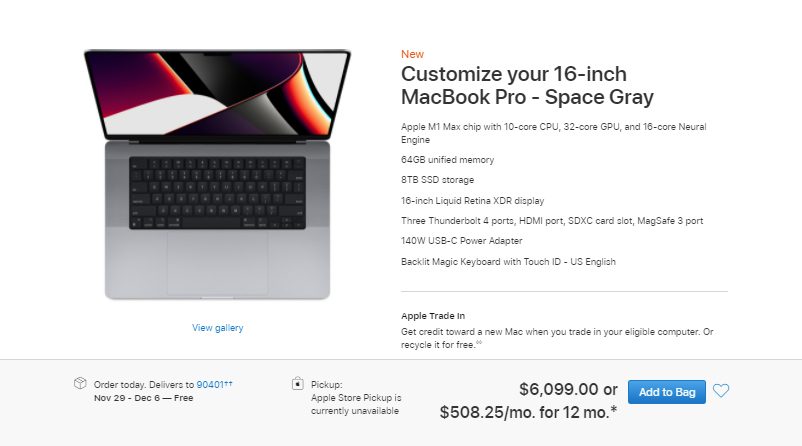 macbook price