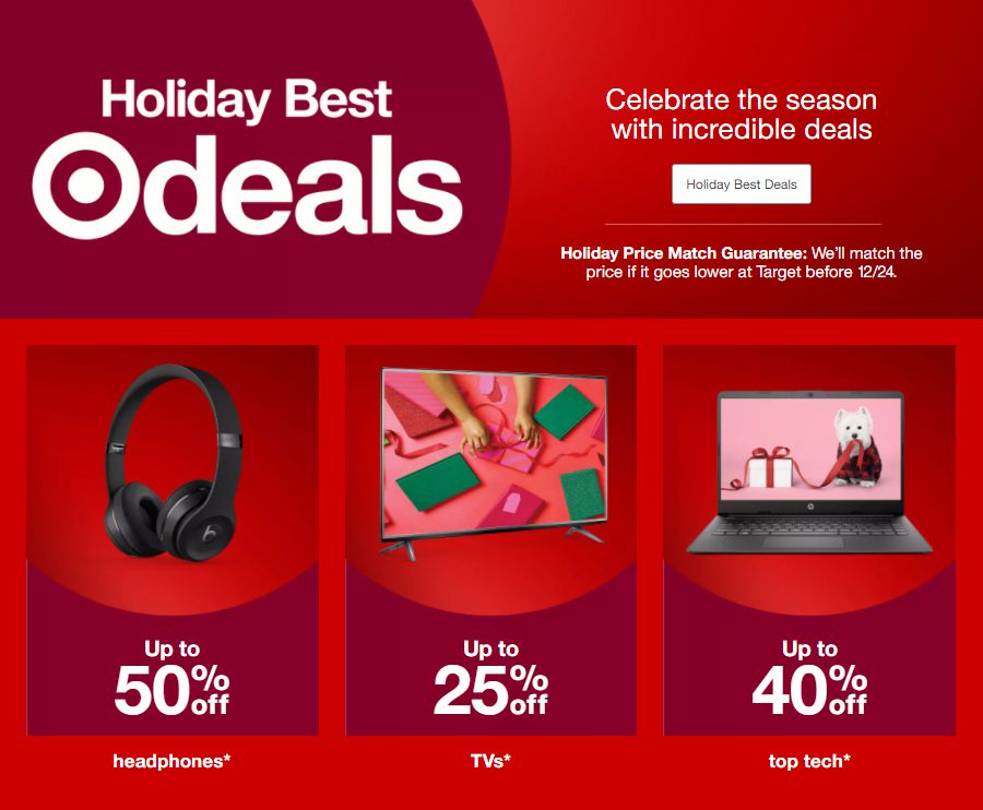 target holiday deals