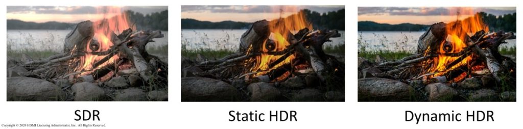 HDMI 2.0 vs. HDMI 2.1: HDR