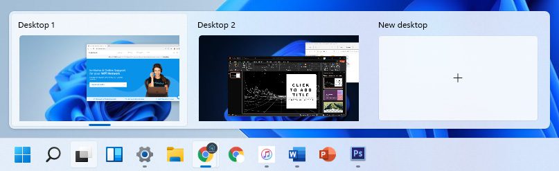 windows 11 virtual desktops