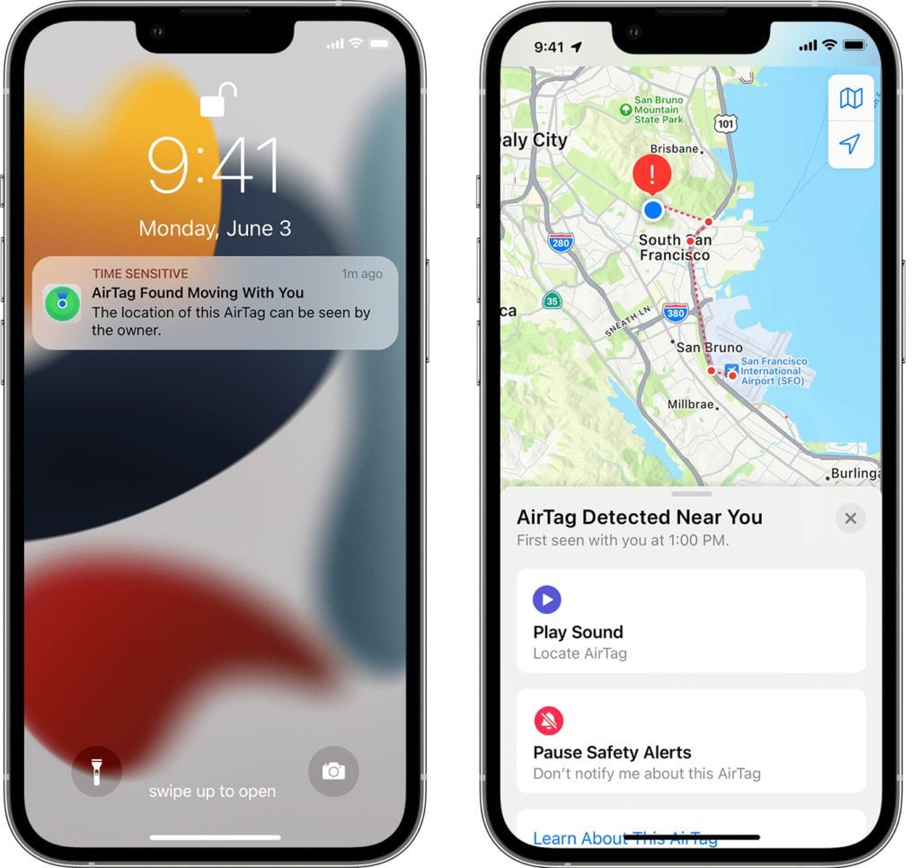 First findings with Apple's new AirTag location devices