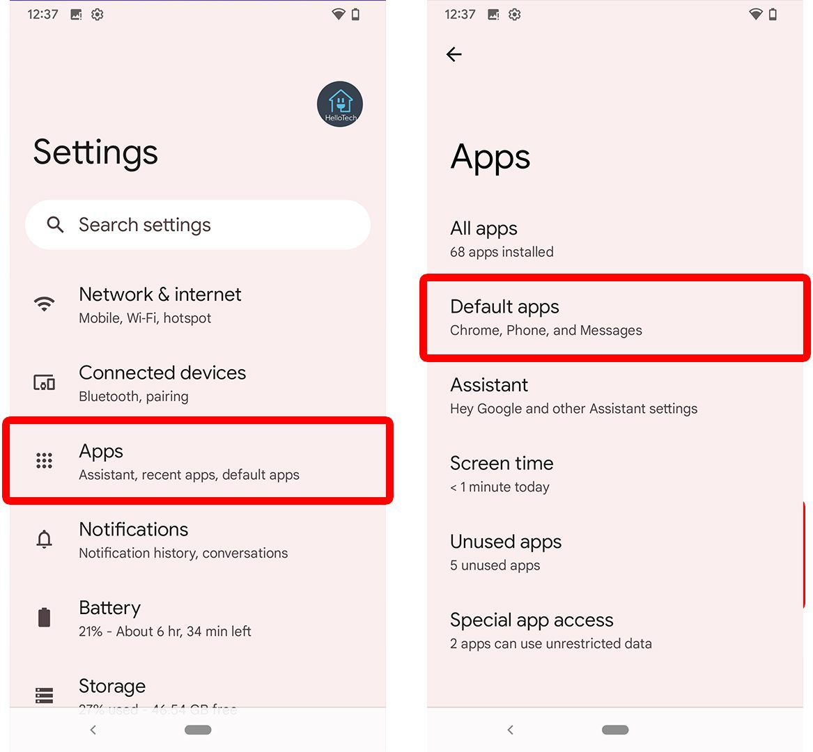 How to Change the Default Browser on an Android
