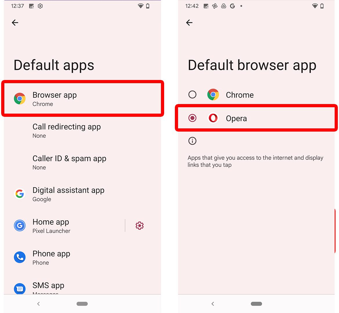 How to Change the Default Browser on an Android