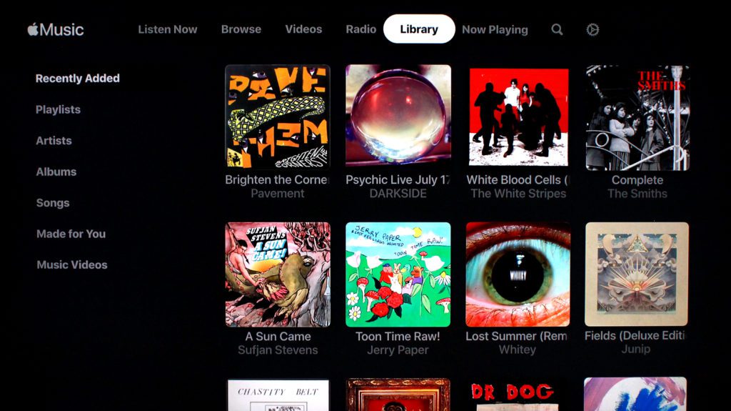Roku Apple music library