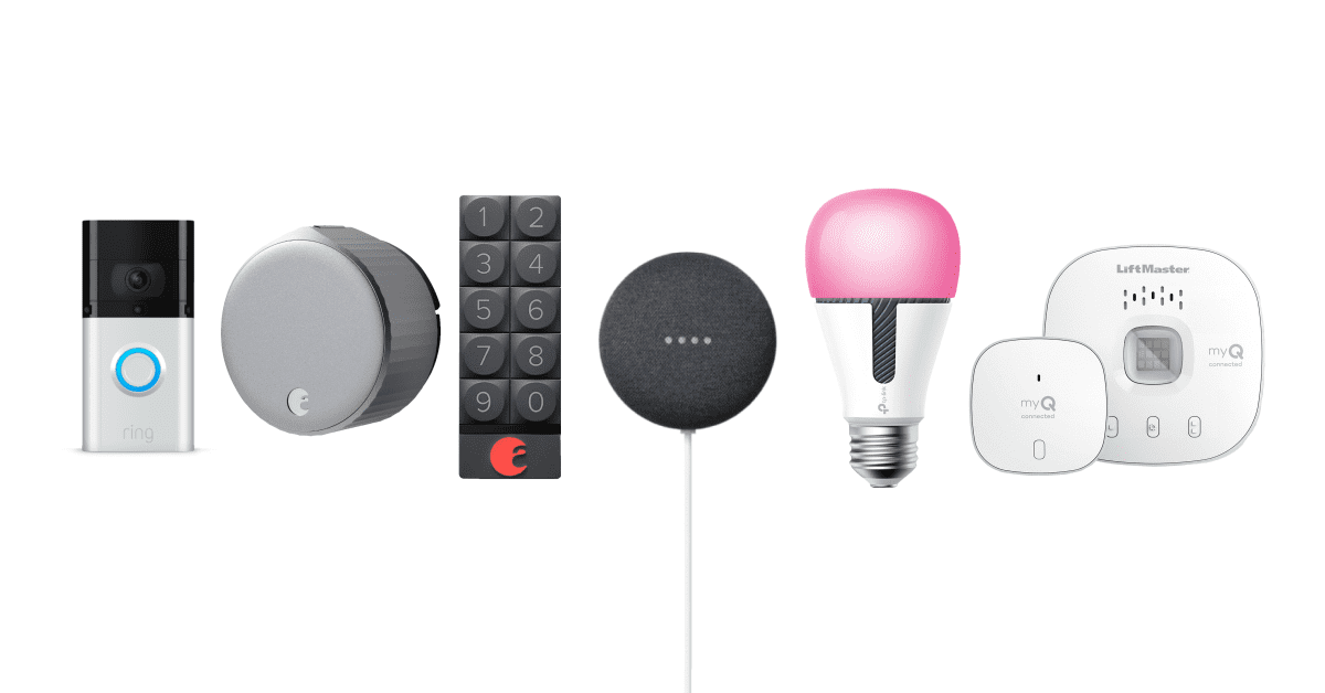 HelloTech  Air BnB Ultimate Bundle with Smart Lights, Locks, Doorbells and more